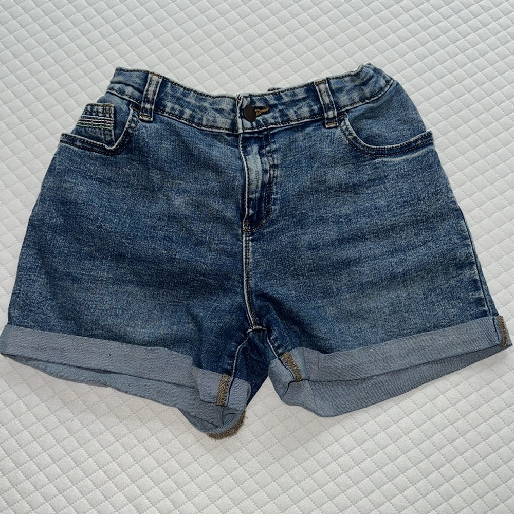 WONDER NATION Denim Shorts Kids Adjustable Waist- Size XXL Kids - Picture 1 of 7